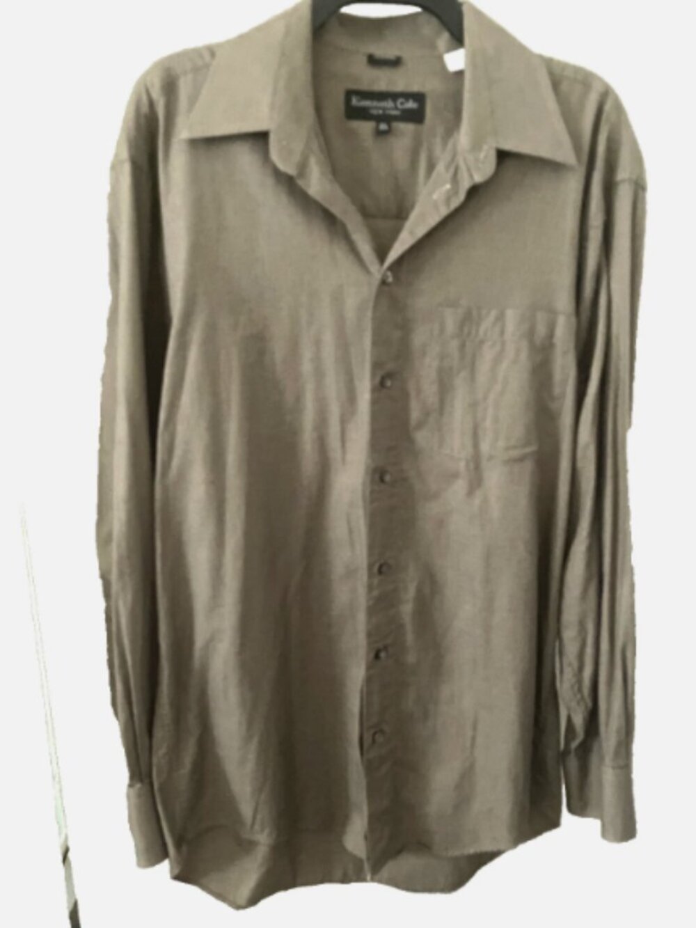 Kenneth Cole New York 100% Cotton Long sleeve button down Mens L shirt
